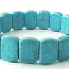 Distinctive 19 Segment Blue Turquoise Bracelet