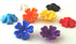 50 Large 17mm Petal Pony Beads - 6 Fun Colours