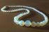 Romantic Graduated Opalite Moonstone Necklace - Wonderful Icy-Blue Shimmer!