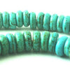 162 Enchanting Stabilized Blue Turquoise Rondelle Beads