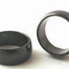 Large Chunky Super-Shiny Devil-Black Hematite Ring
