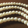 Pure White Coral 4mm Beads