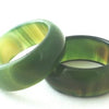 Admirable Deep Forest-Green Agate Ring