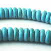 160 Light Blue Versatile Turquoise Rondelle Beads