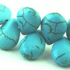 Lush Blue Turquoise Briolette Teardrop Top-Drill Beads- 13mm or 19mm