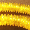 200 Banana Yellow Amber Heishi Disc Beads