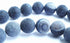Frosted Grey Matte Agate Beads- 6mm, 8mm or 10mm