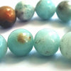 Shiny Green & Black Mixed Amazonite Beads -6mm, 8mm & 10mm