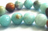 Shiny Green & Black Mixed Amazonite Beads -6mm, 8mm & 10mm