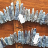 48 Long Heavy Kyanite Icicle Bead String