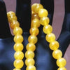 Chinese Yellow Jade Buddhist Mala Necklace