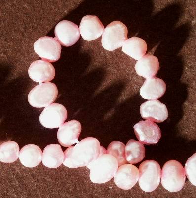 Paradise Pink Pearl Baroque Beads - Unusual