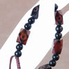 Faceted Tibetan Dzi Agate Bead Bracelet
