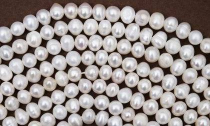 Lustrous Chinese 8mm Pearl String