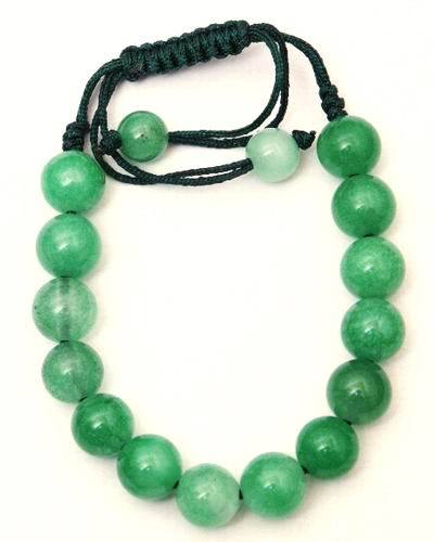 Beautiful 10mm  Jade Bead Bracelet
