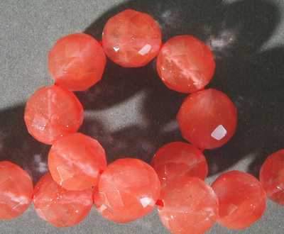 Passionate Cherry Quartz Faceted Beads - Large 10mm