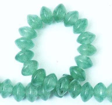 Parakeet Green Aventurine Rondelle Beads