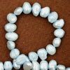 April Blue Chinese Biwa Pearls - 6mm