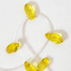 Bright Sparking Fancydrop Yellow Glass Beads