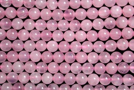 Seductive Rose Quartz Beads -  4mm ,6mm , 8mm or 12mm