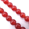 Bright Red Carnelian Bead String - 4mm, 6mm, 8mm or 10mm