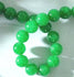 Lush Green Chinese Jade Beads - 6mm or 8mm