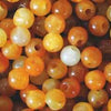 100 x 3mm Natural Chinese Yellow Jade Beads