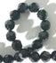 Haunting Faceted Black Onyx Bead String - 8mm