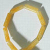 Zesty Yellow Jade Tube Beads
