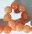 Glamorous Peach Agate Bead String - 4mm or 10mm