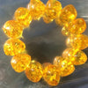 Chunky Honey-Yellow Amber Bracelet