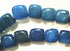 50 Deep-Blue 8mm Agate Cube Beads