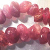 Small Mischief Pink  Tourmaline Nugget Beads