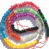 135 Faceted Rainbow Quartz Diamond-Shaped 4mm Beads