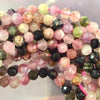 152 Natural Faceted 2mm Tourmaline Beads