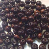 200 x 6mm Chocolate Wooden Beads