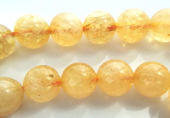 Honey-Yellow Citrine Beads- 6mm & 8mm