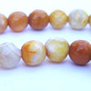 Magnificent Golden Yellow Faceted Agate Beads