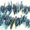 160 Striking Teal-Blue Kyanite Icicle  Beads