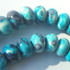 Baby Blue Versatile Rainflower Rondelle Beads