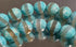 38 Faceted Sky-Blue Banded Agate 10mm Beads