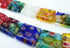 Dazzling Rainbow Millefiori 14mm Square Beads