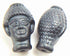 Majestic Carved 4 Dark Grey Buddha 14mm Matte Hematite Bead