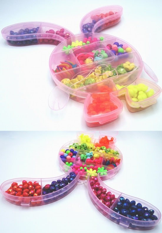 Cute Bunny Assorted Beads DIY Beading Box Kits - Kids Will Love This!
