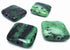 Lovely  Ruby Zoisite Square Beads