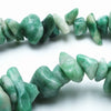 Shiny Green Tree Agate Chip Beads