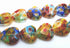 Subtle 33 Millefiori Heart Mixed Colour Beads