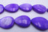Lovely Puff Purple Teardrop Shell Beads String