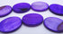 Lovely Purple Oval  Shell Beads String