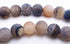 Subtle Matte 6mm White and Grey Agate Beads